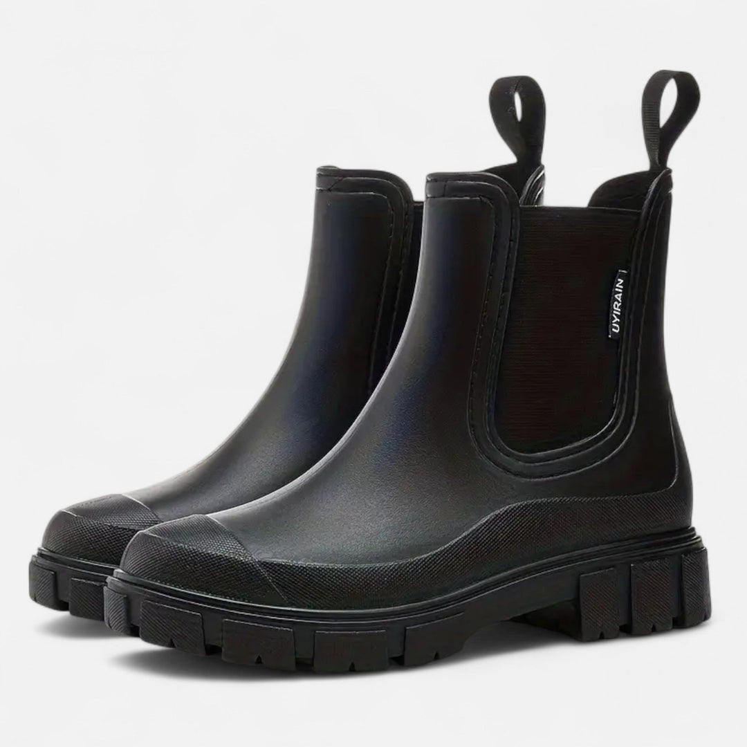 Simone | Bottes de pluie chelsea chic imperméables à semelle crantée pour femme