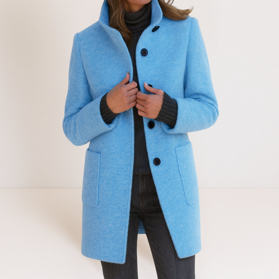 Valérie | Manteau d'hiver élégant à col montant pour femmes