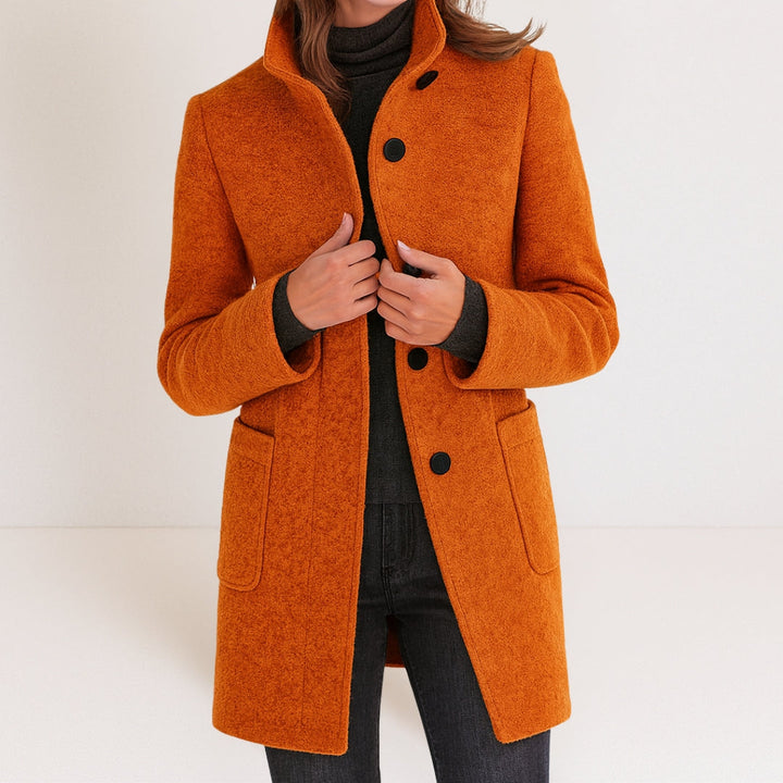 Valérie | Manteau d'hiver élégant à col montant pour femmes