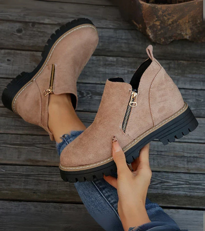 Carla | Bottines élégantes à fermeture zippée pour femme