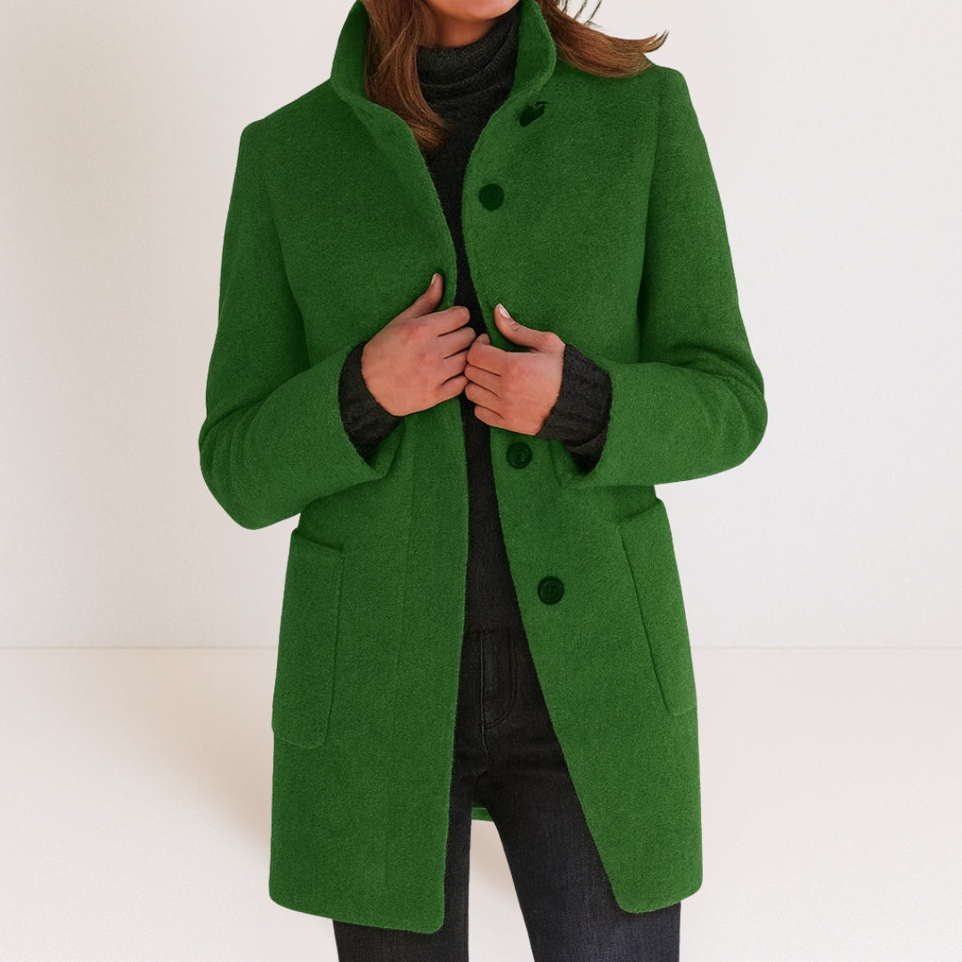 Valérie | Manteau d'hiver élégant à col montant pour femmes