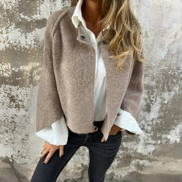 Apolline | Veste chic vintage à boutons pour femmes