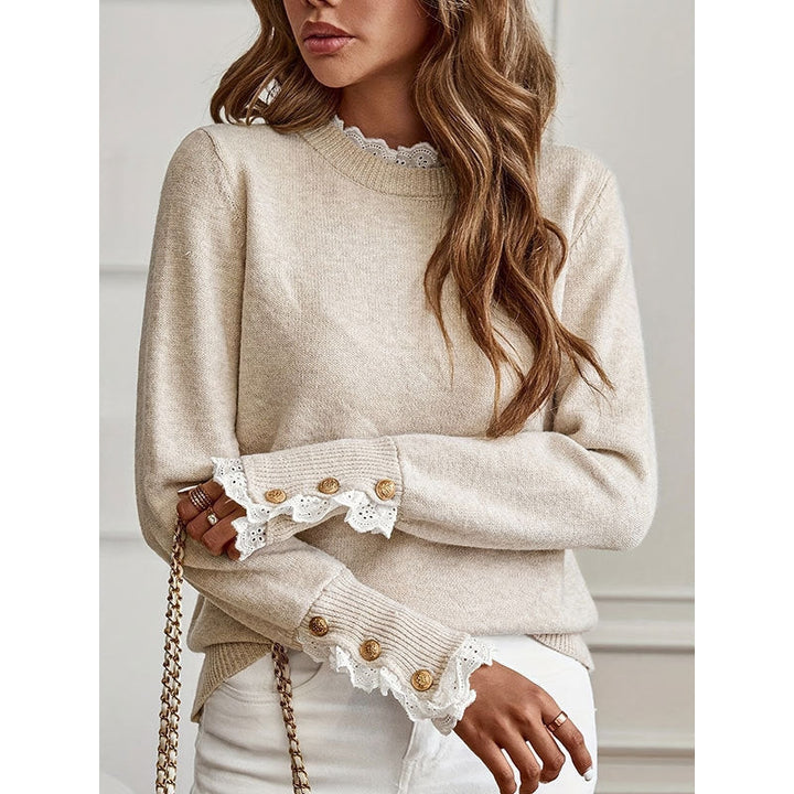 Victoire | Pull chic en maille côtelée à col montant pour femme