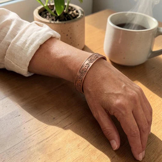 Bracelet en Cuivre Chevauchée