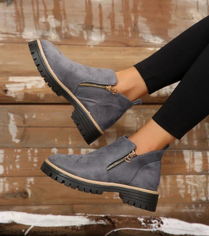 Carla | Bottines élégantes à fermeture zippée pour femme