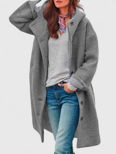 Juliette | Veste élégante en polaire chaude à capuche pour femme