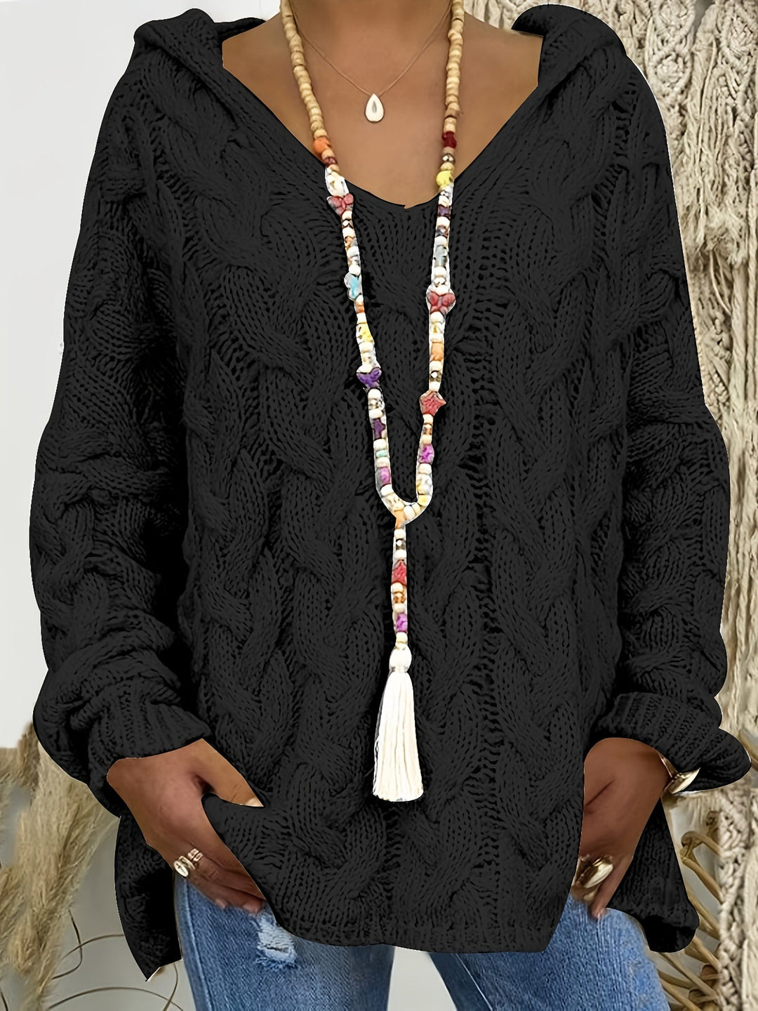 Florentine | Pull chic torsadé col V pour femme