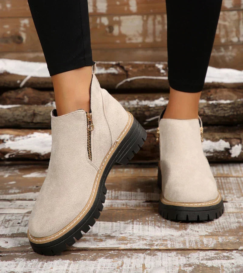 Carla | Bottines élégantes à fermeture zippée pour femme