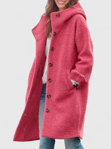 Juliette | Veste élégante en polaire chaude à capuche pour femme