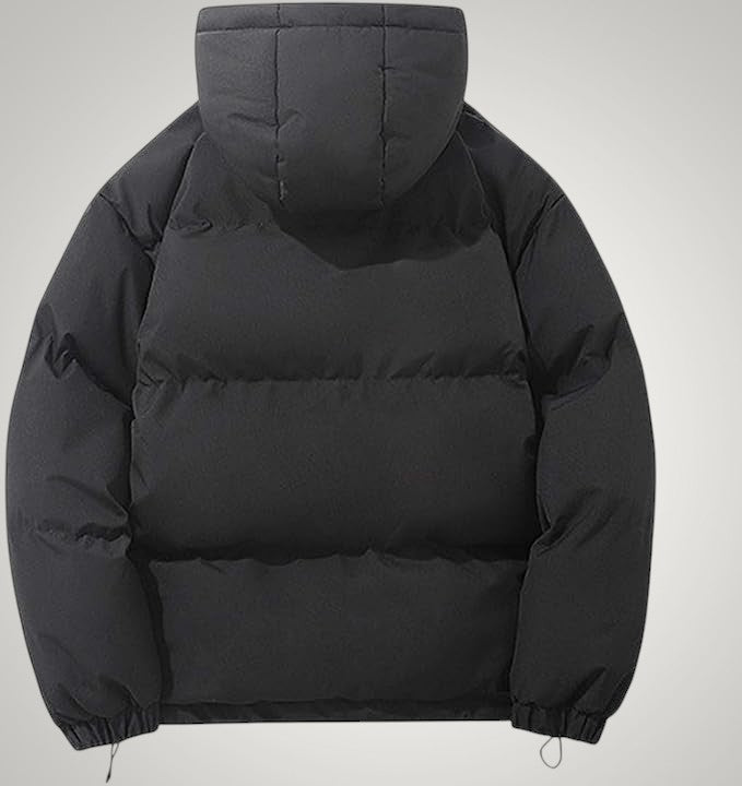 Maximilienne | Doudoune chic courte matelassée à capuche pour femme