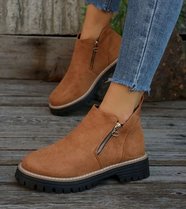 Carla | Bottines élégantes à fermeture zippée pour femme