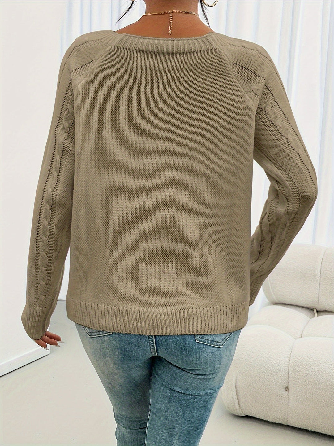 Axelle | Pull élégant torsadé pour femme