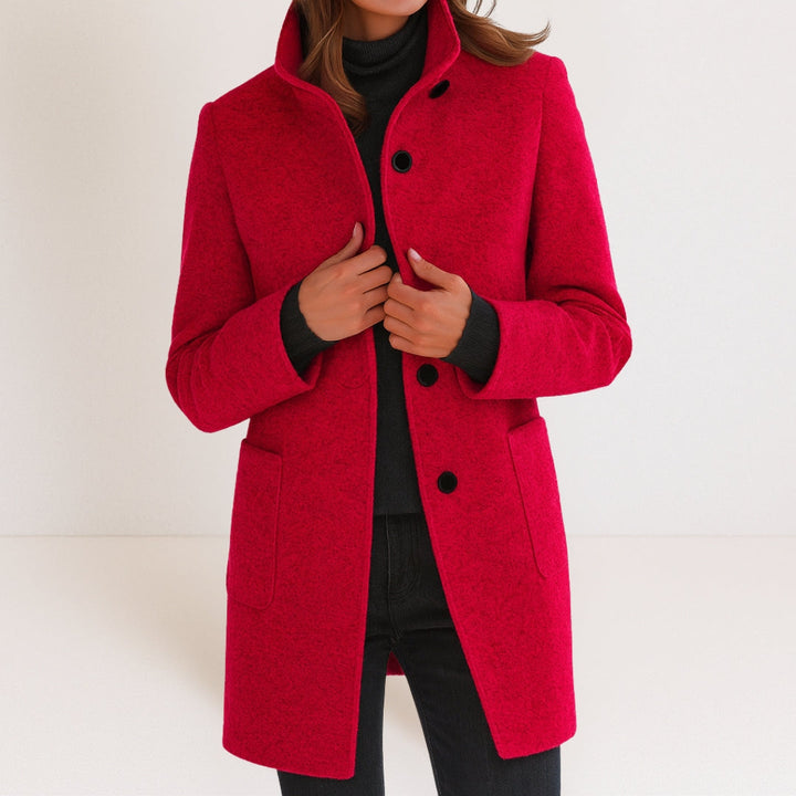 Valérie | Manteau d'hiver élégant à col montant pour femmes