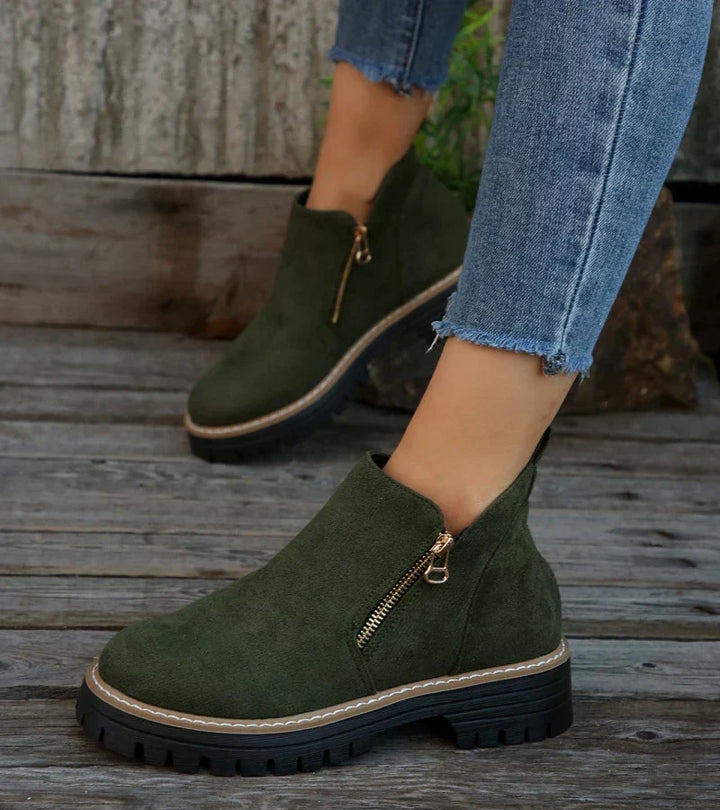 Carla | Bottines élégantes à fermeture zippée pour femme