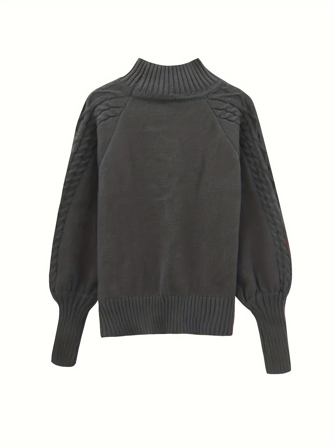 Agnès | Pull chic torsadé en maille à col roulé pour femme