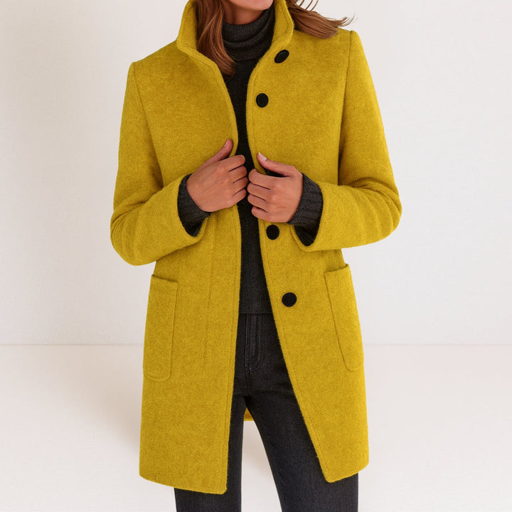 Valérie | Manteau d'hiver élégant à col montant pour femmes