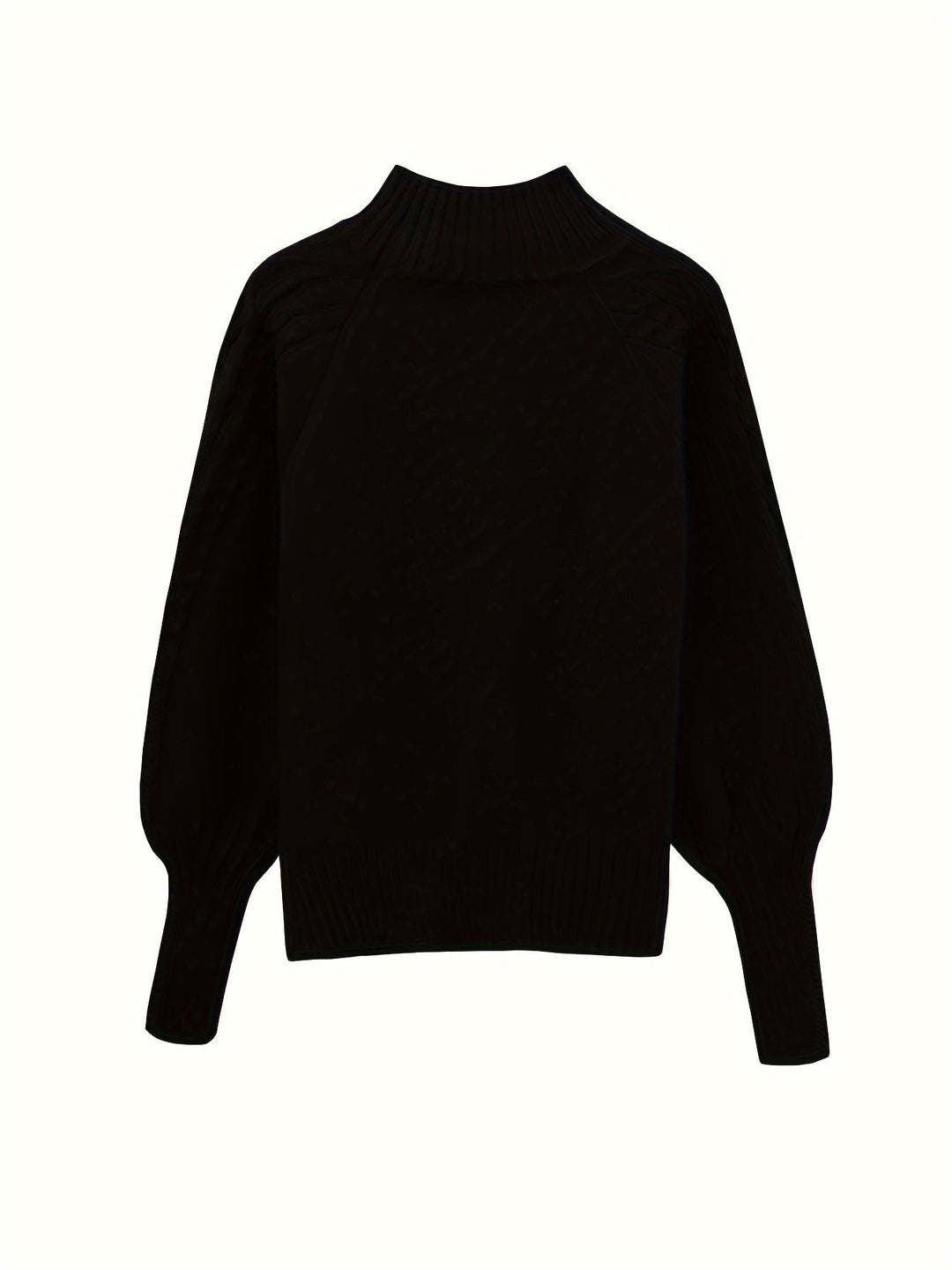 Agnès | Pull chic torsadé en maille à col roulé pour femme