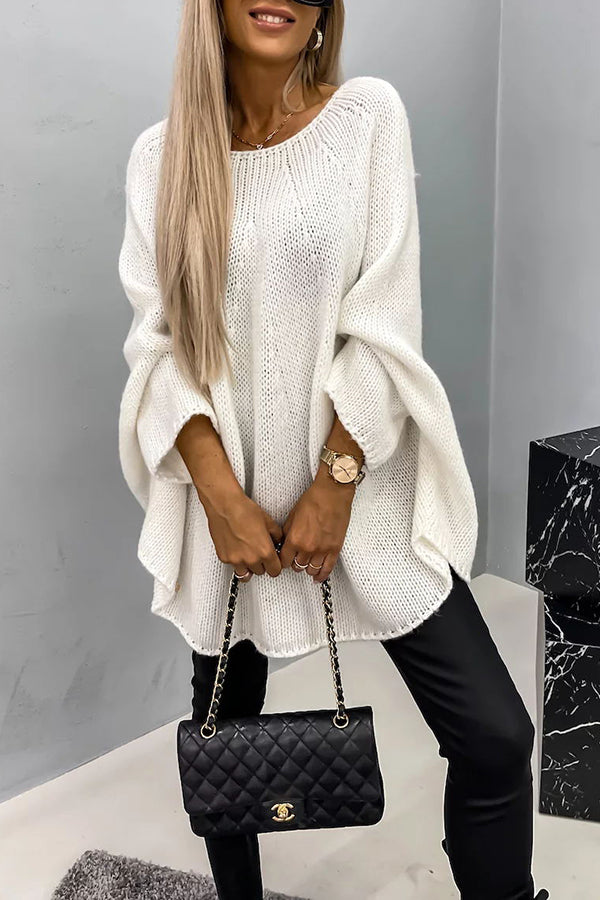 Karine | Pull chic en maille à col rond pour femme