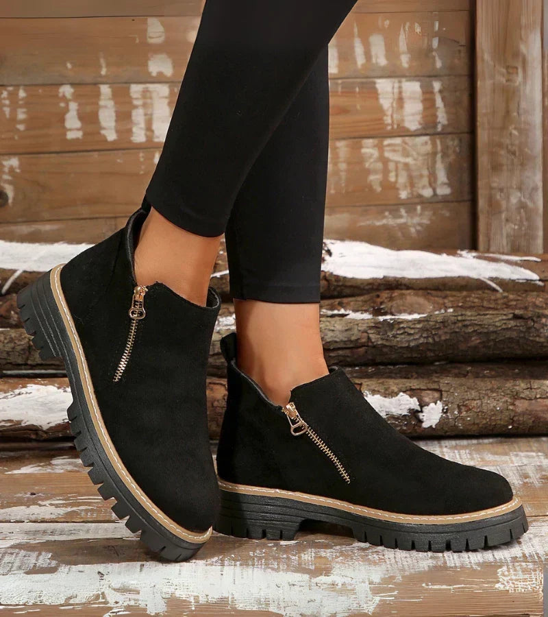 Carla | Bottines élégantes à fermeture zippée pour femme