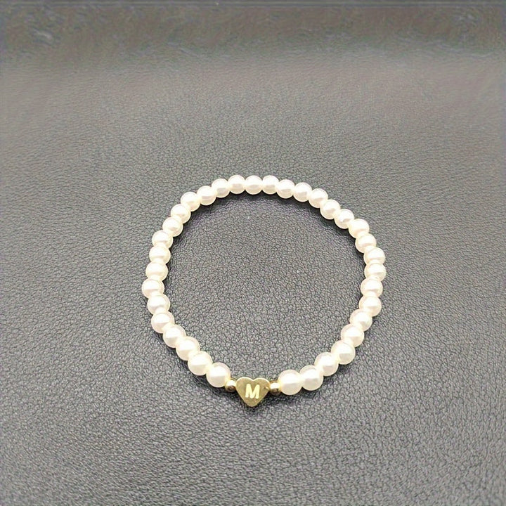 Bracelet Chic avec Initiale en Cœur (A–Z)
