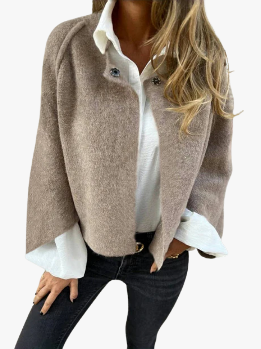 Apolline | Veste chic vintage à boutons pour femmes