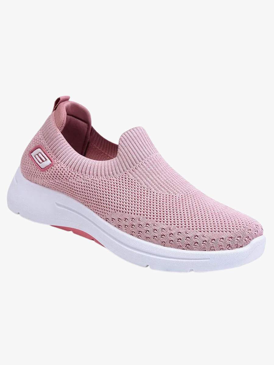 Denise | Baskets décontractées slip on en mesh extensible à semelle épaisse pour femmes