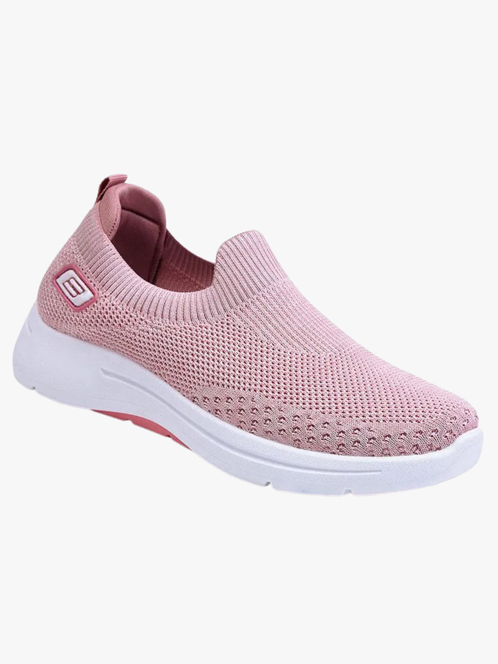 Denise | Baskets décontractées slip on en mesh extensible à semelle épaisse pour femmes