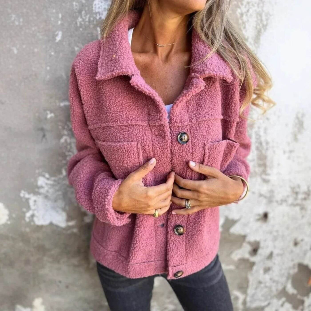 Sandrine | Veste chic doublée à poches pour femme