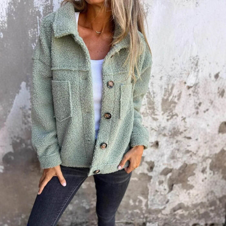 Sandrine | Veste chic doublée à poches pour femme