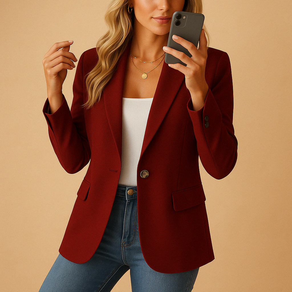 Sonia | Blazer chic court et cintré pour femme