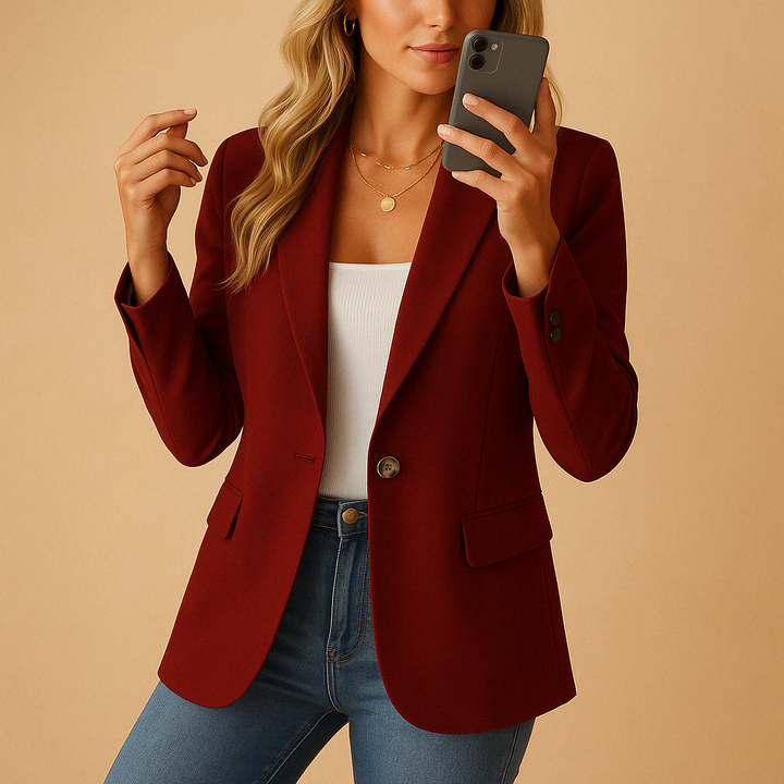 Sonia | Blazer chic court et cintré pour femme