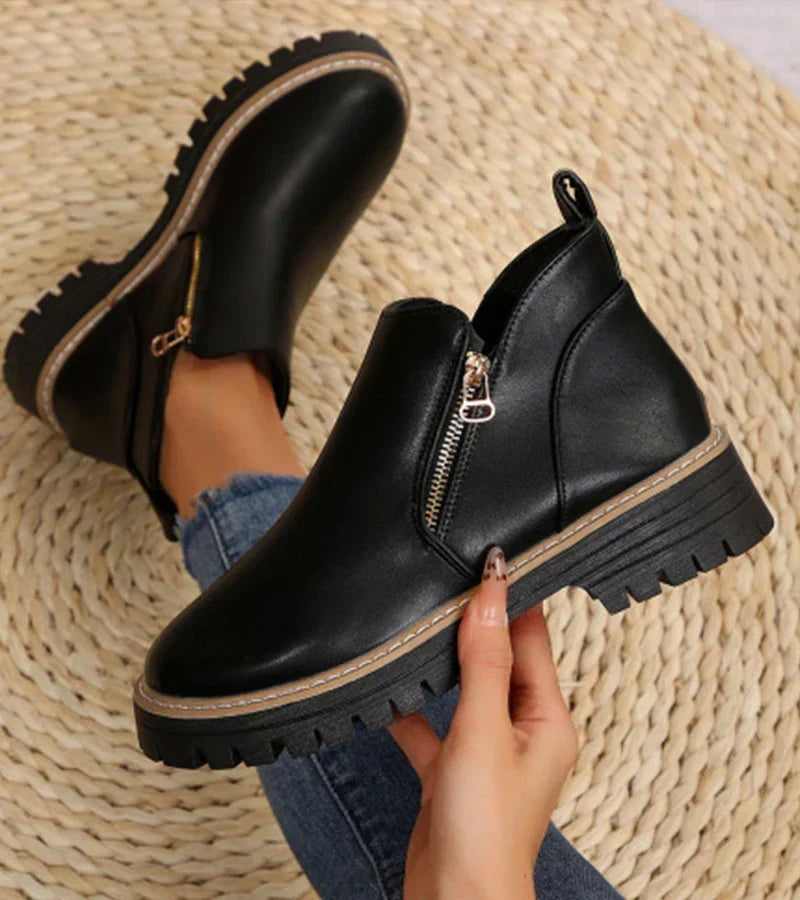 Carla | Bottines élégantes à fermeture zippée pour femme