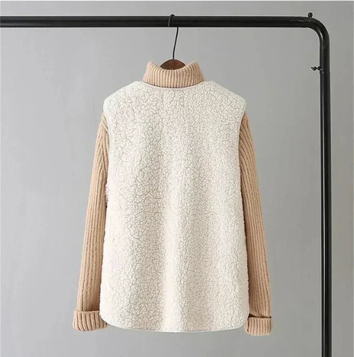 Bertille | Gilet élégant sans manches en polaire pour femme