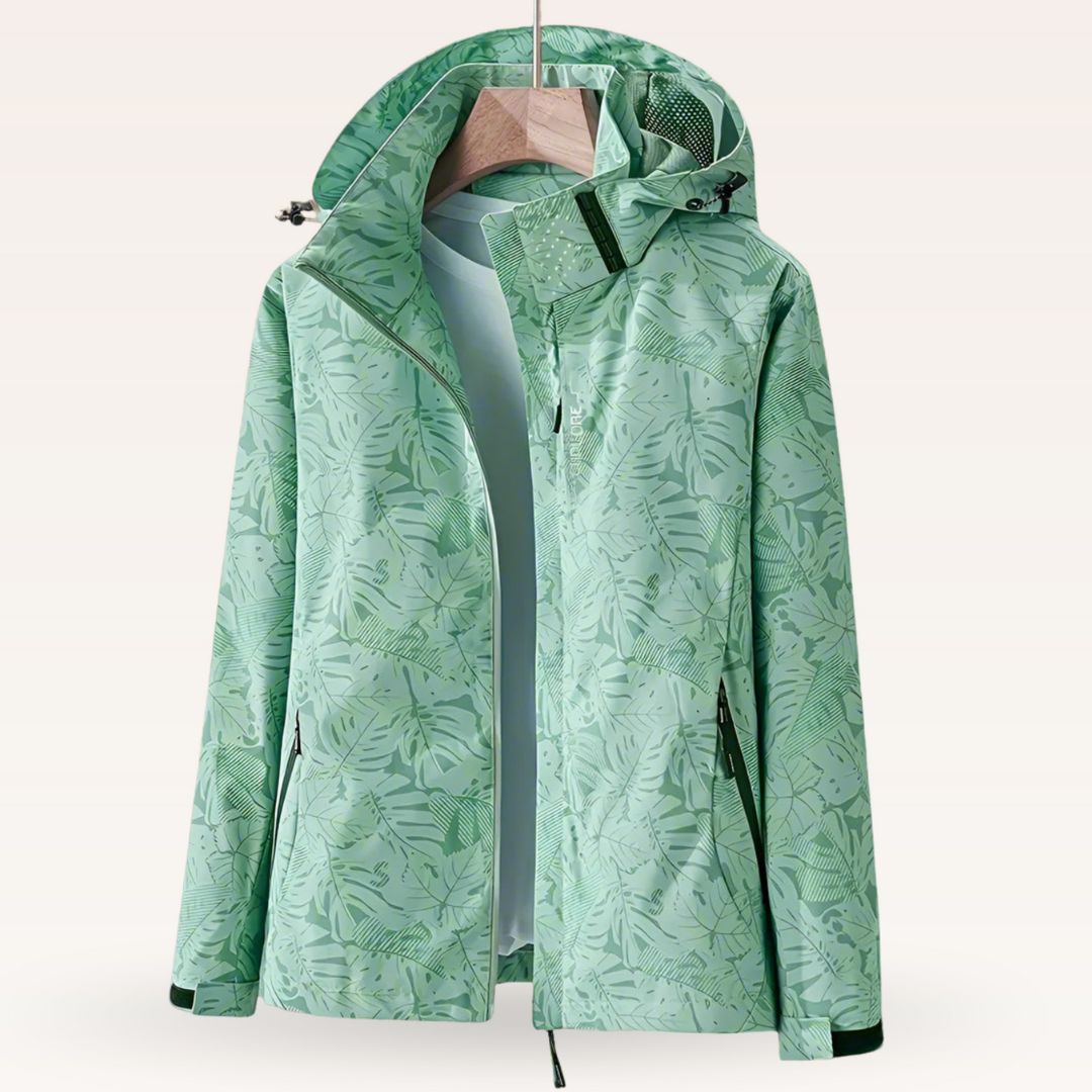 Perrine | Veste imperméable chic légère à capuche pour femmes