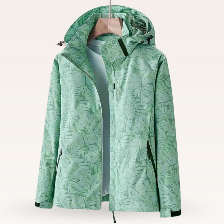 Perrine | Veste imperméable chic légère à capuche pour femmes