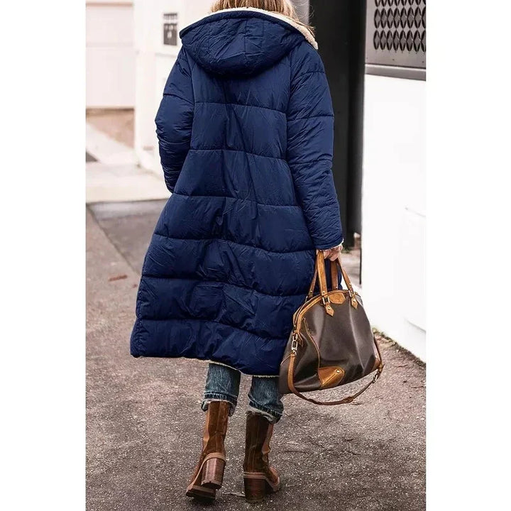 Garance | Doudoune élégante longue d'hiver matelassée pour femme