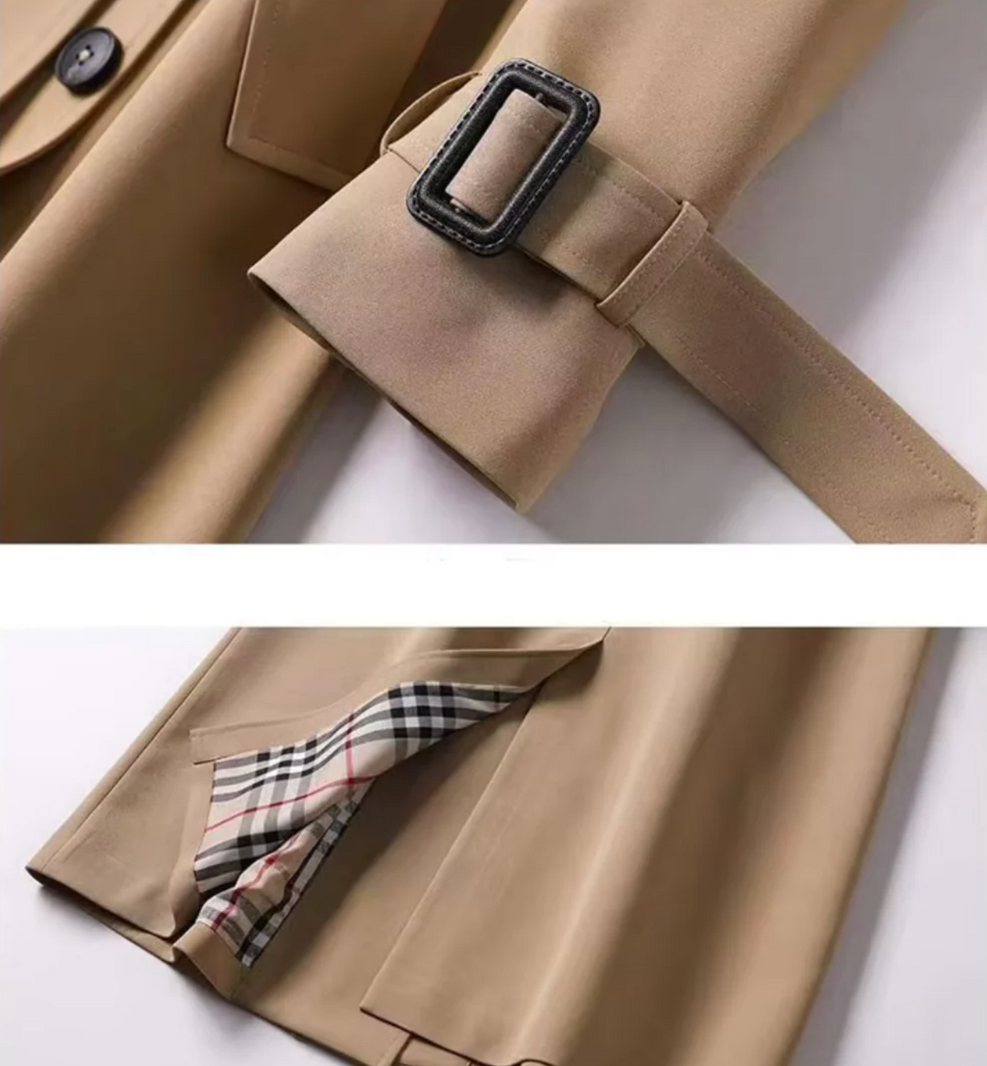 Iris | Trench-manteau chic ceinturé imperméable pour femme