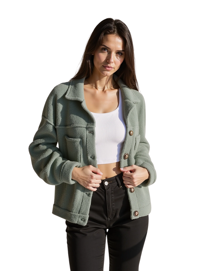 Lila | Veste chic en polaire pour femme