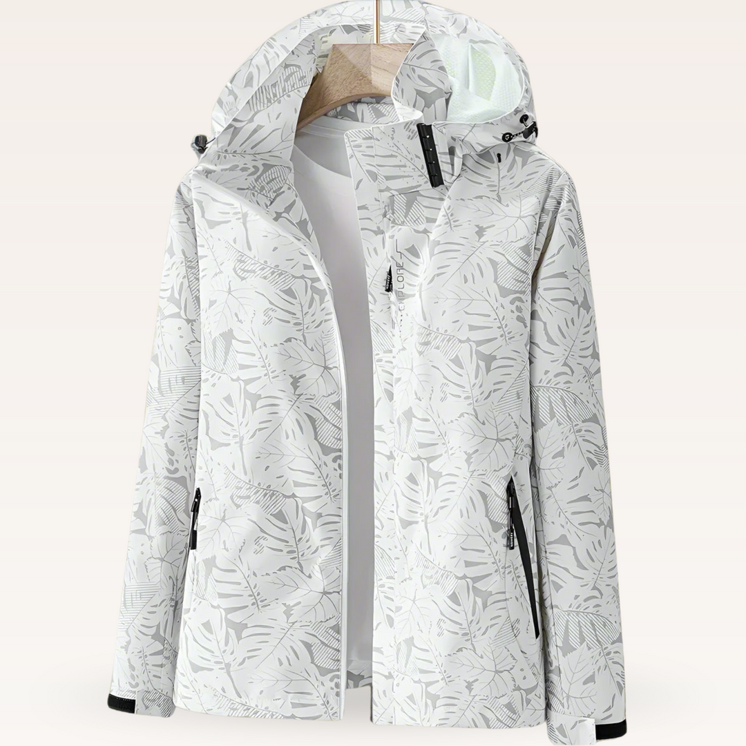 Perrine | Veste imperméable chic légère à capuche pour femmes