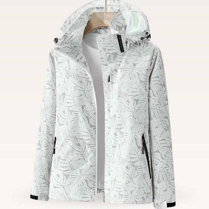 Perrine | Veste imperméable chic légère à capuche pour femmes
