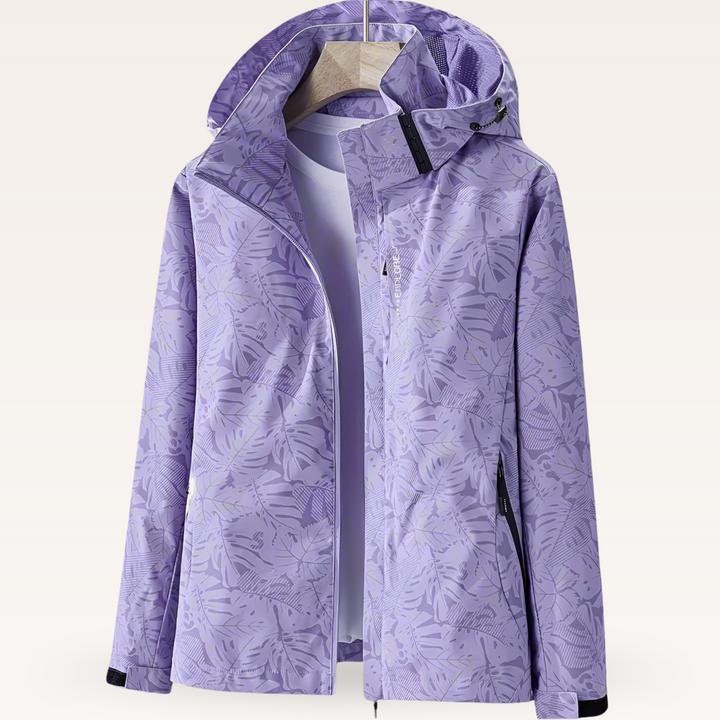 Perrine | Veste imperméable chic légère à capuche pour femmes