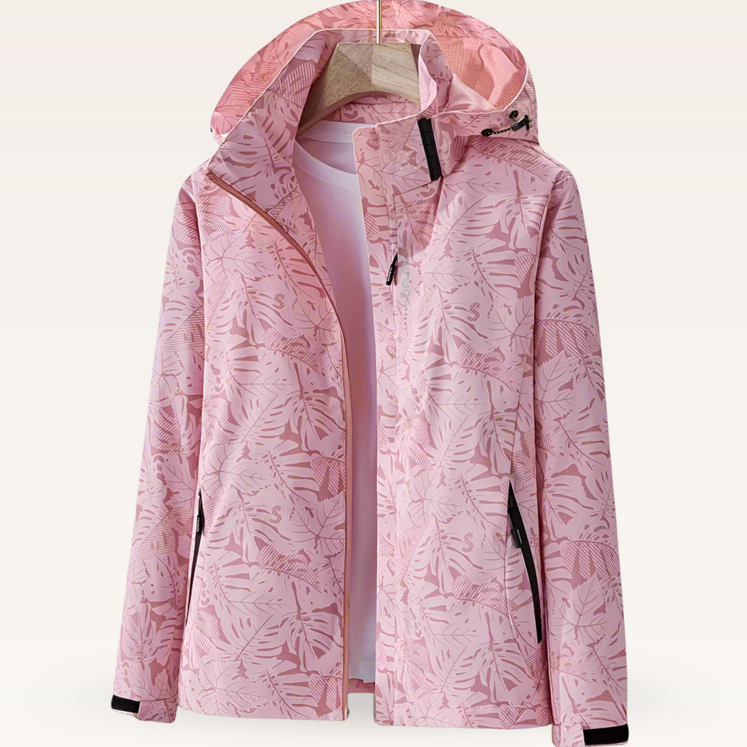 Perrine | Veste imperméable chic légère à capuche pour femmes