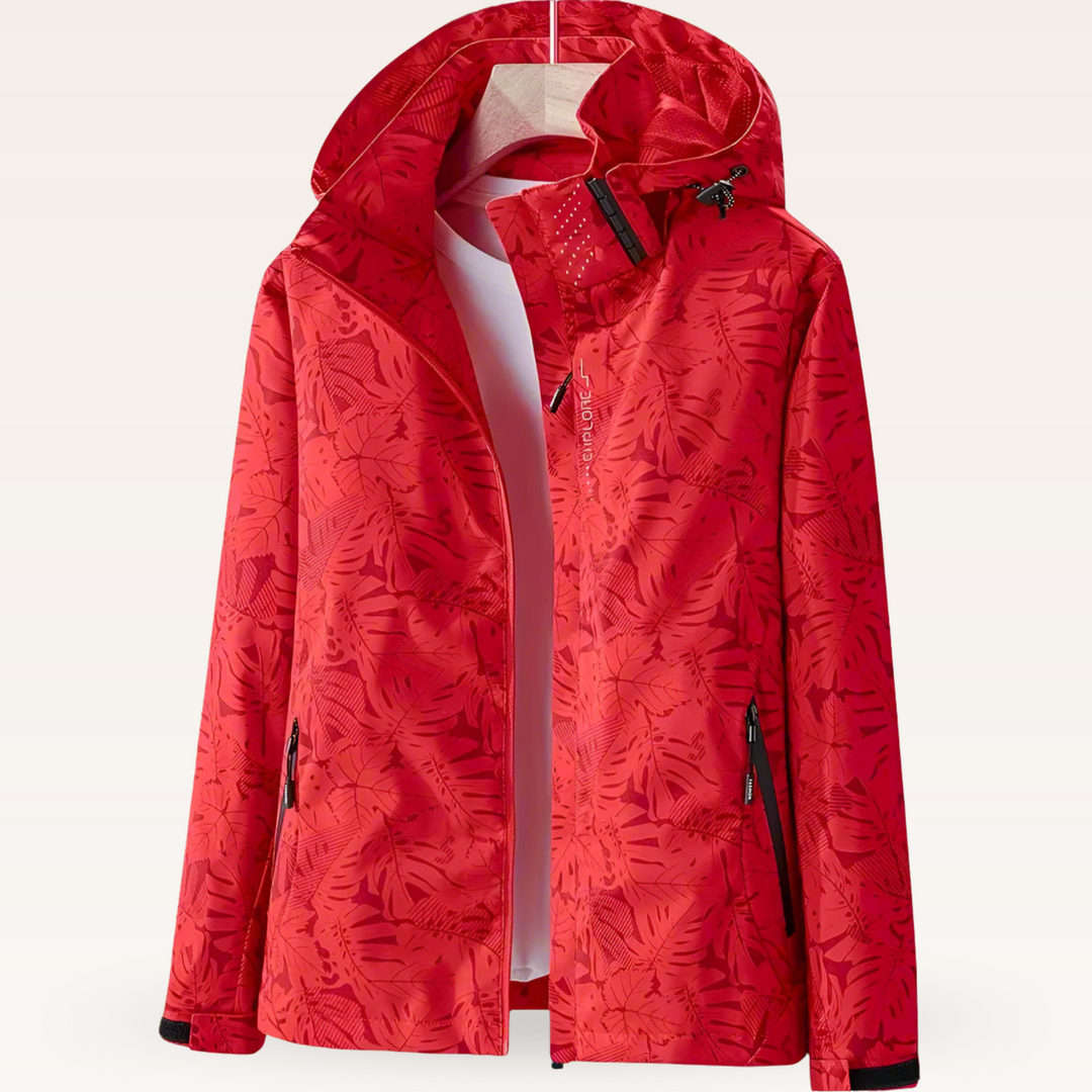 Perrine | Veste imperméable chic légère à capuche pour femmes