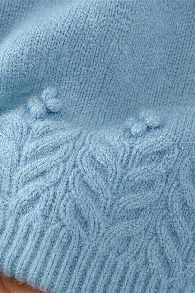 Maïa | Pull élégant en maille torsadée à col rond pour femme