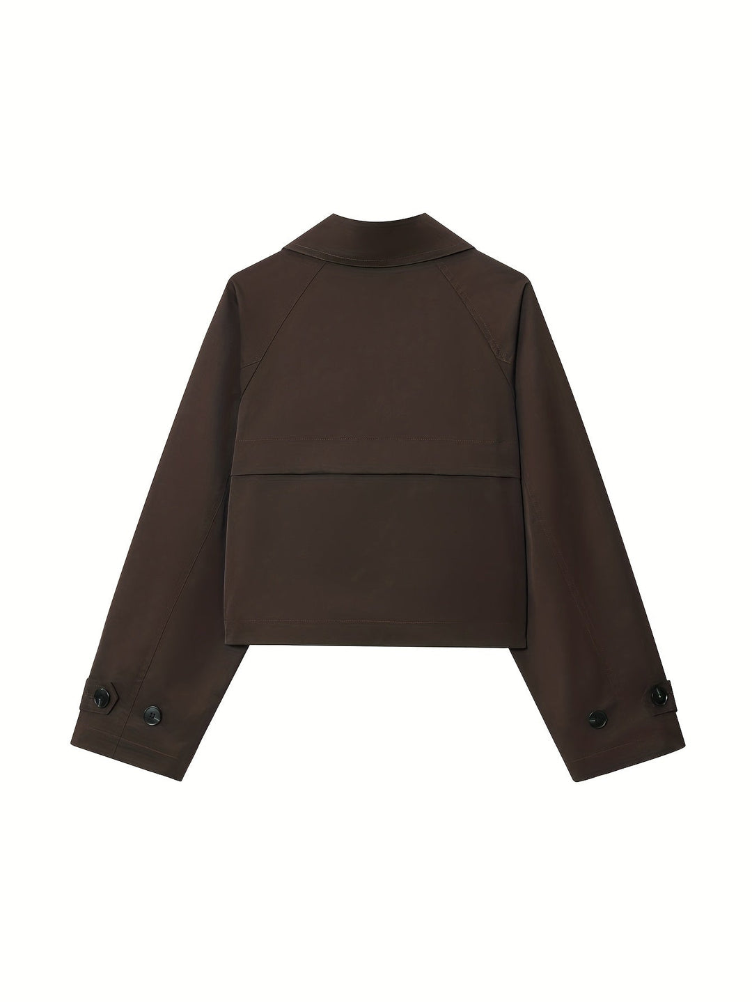 Ysaline | Manteau caban court chic croisé pour femme