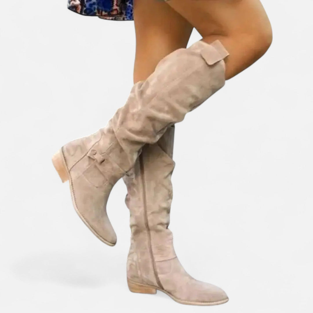 Geneviève | Bottines à tige souple et boucle, style décontracté élégant pour femme