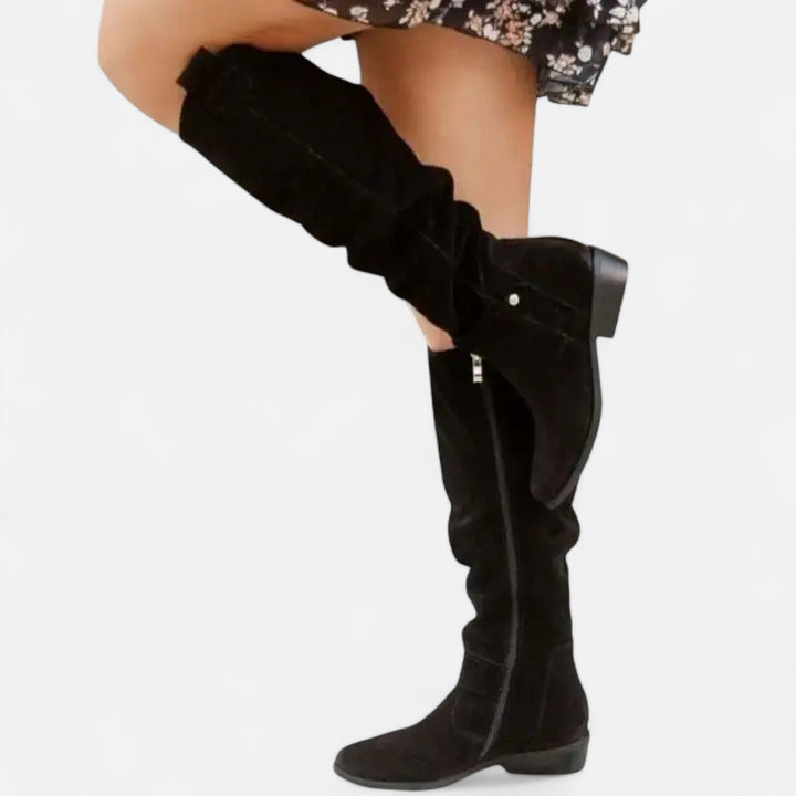 Geneviève | Bottines à tige souple et boucle, style décontracté élégant pour femme