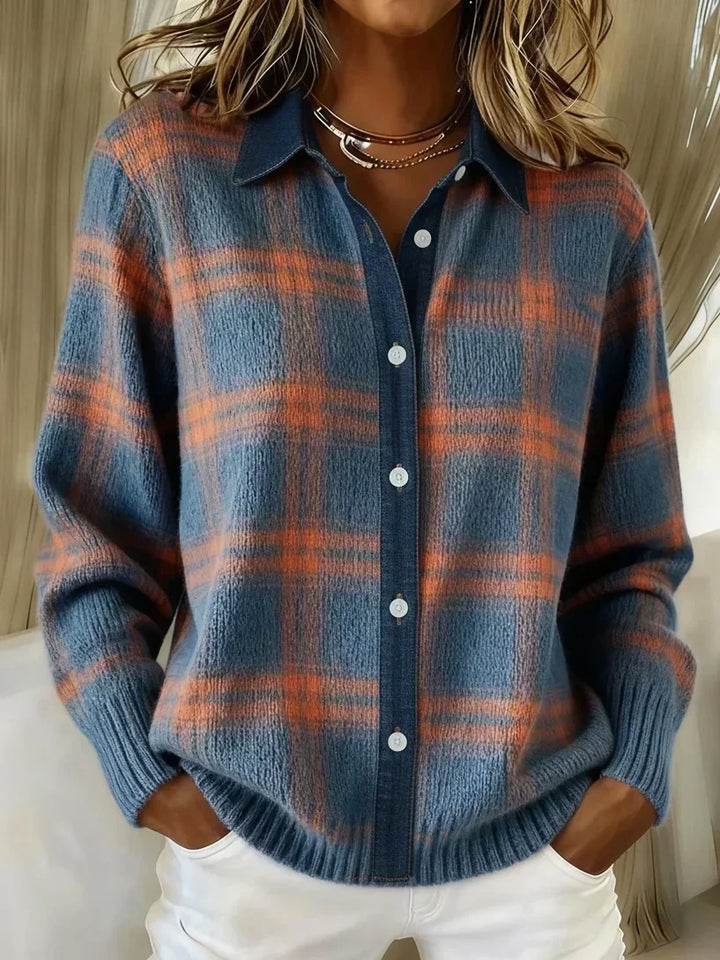 Margaux | Cardigan long élégant à boutons pour femmes