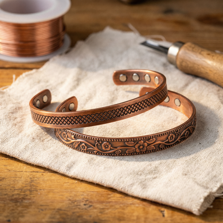 Ensemble en Cuivre Forge
