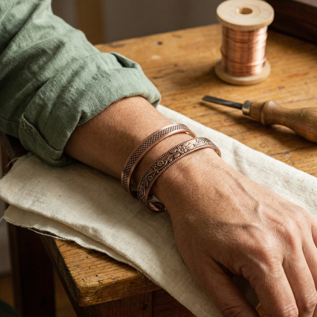 Ensemble en Cuivre Forge
